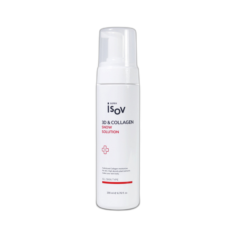ISOV 3D & Collagen Snow Solution — 200 ml, vrijstaand product