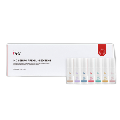 ISOV HD Serum Premium Edition Kit — 7 x 5 ml, vrijstaand product