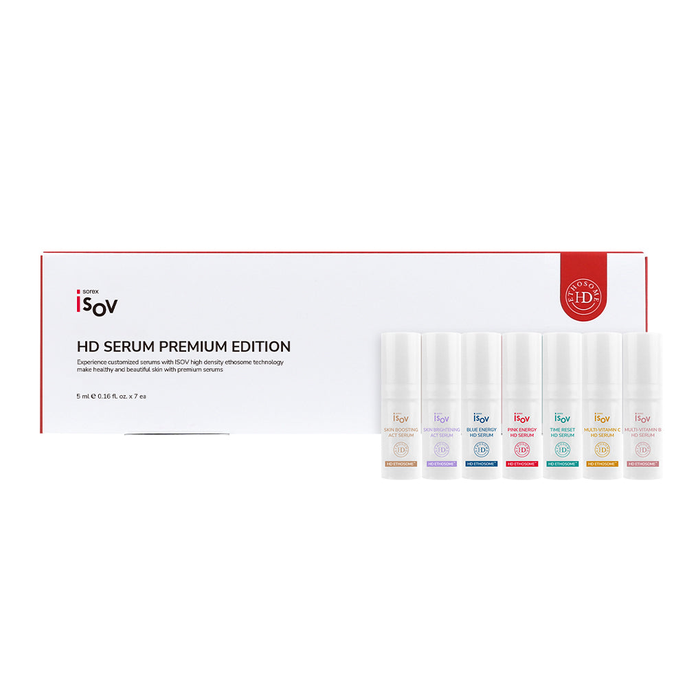 ISOV HD Serum Premium Edition Kit, 7 × 5 ml — Routines & sets