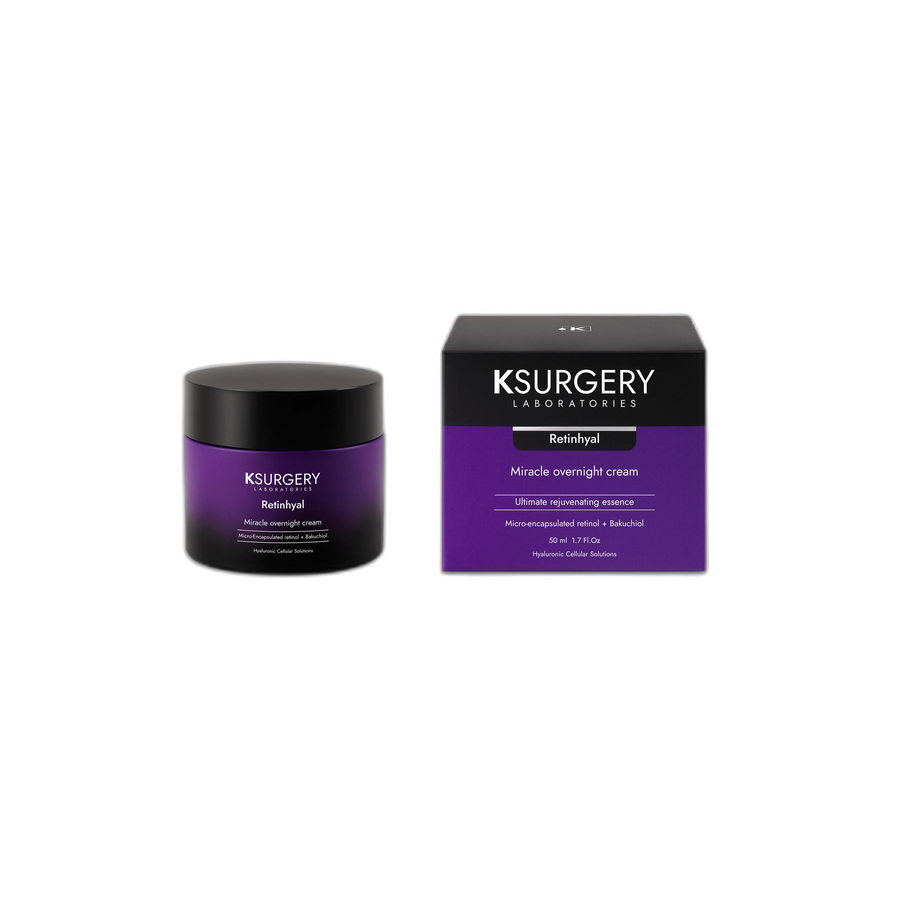 KSurgery Retinhyal Miracle Overnight Cream nachtcrème 50 ml, vrijstaand product