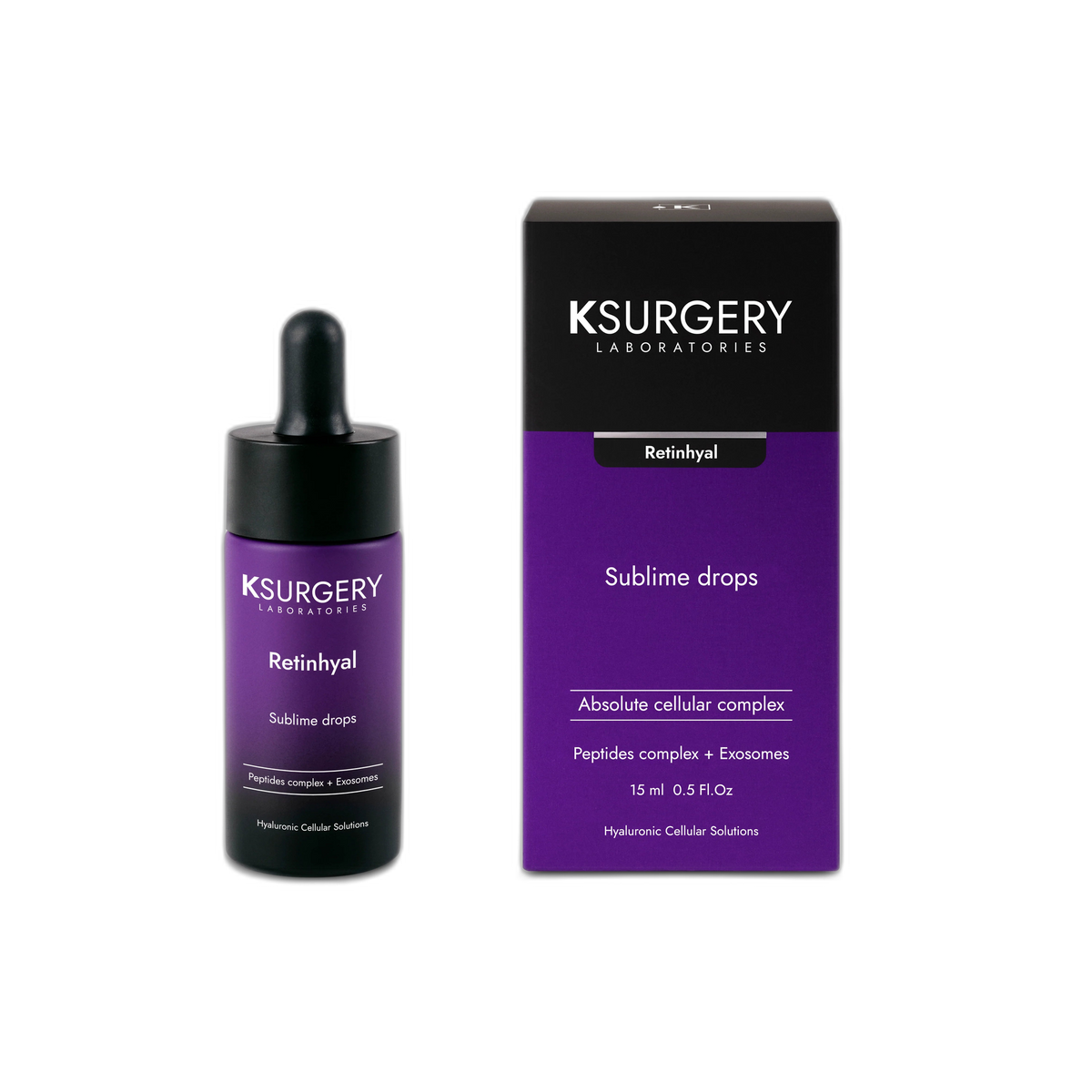 KSurgery Retinhyal Sublime Drops boosterserum 15 ml, vrijstaand product