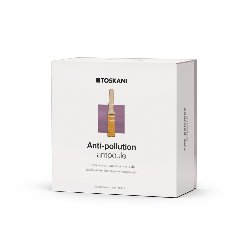 Toskani Anti-pollution Ampullen — 15 x 2 ml, vrijstaand product