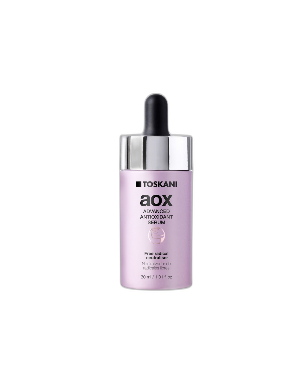 Toskani AOX Advanced Antioxidant Serum — 30 ml, vrijstaand product