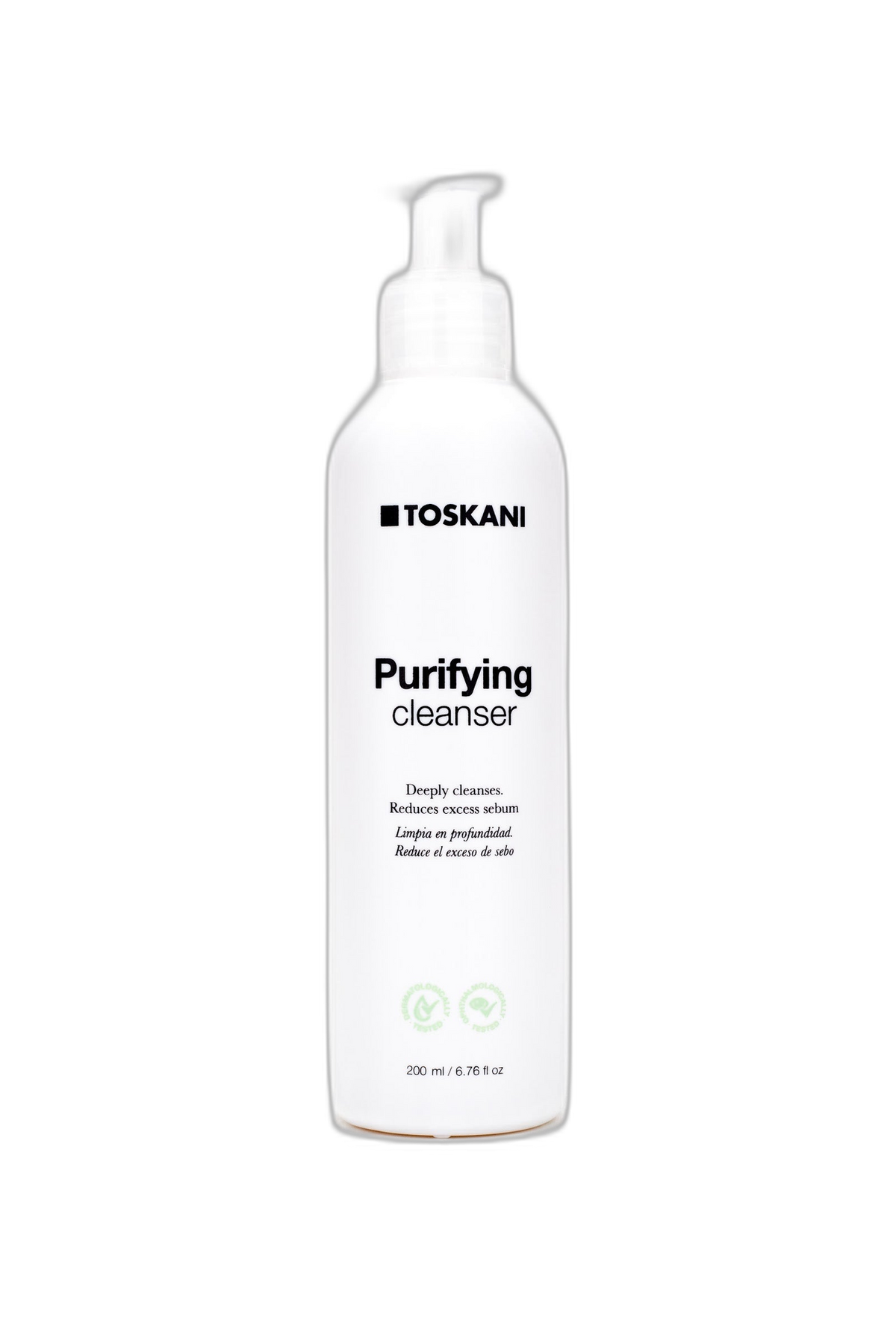 Toskani Purifying Cleanser — 200 ml, vrijstaand product